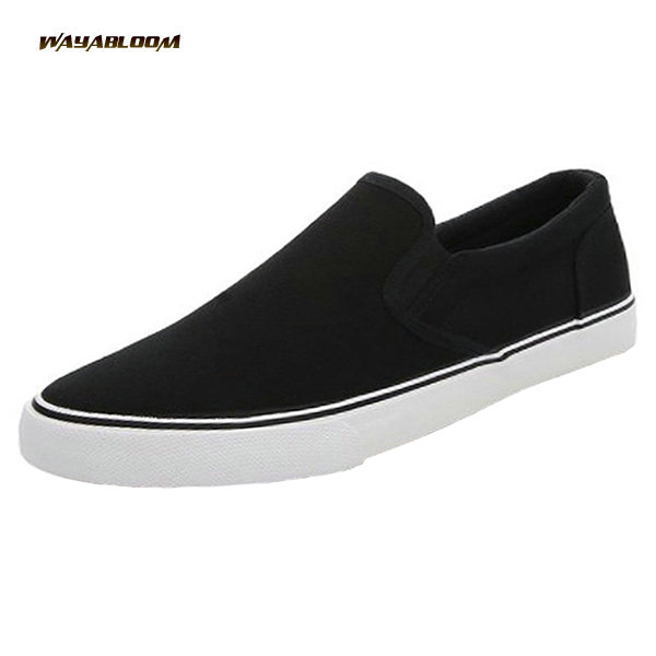 Classic men's shoes Casual shoes Breathable one foot low top Versatile canvas shoes