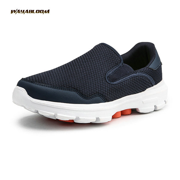 Men's shoes breathable in summer slip on loafers outdoor casual walking shoes mesh shoes