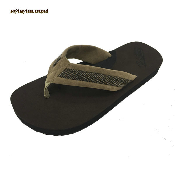 Summer Shoes Men Slippers Genuine Leather Beach Slippers Mens Flip Flop Sandals Summer Men Shoes Male Flip Flops