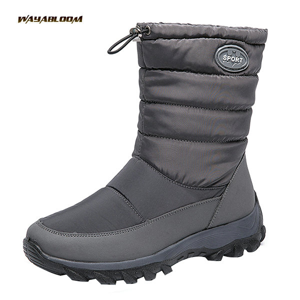 Large snow boots Women's winter plush thermal short boots Cotton shoes Classic boots
