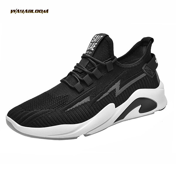 autumn and winter Fashion trend Running shoes Casual shoes Comfortable snakes Flying woven men's sneaker