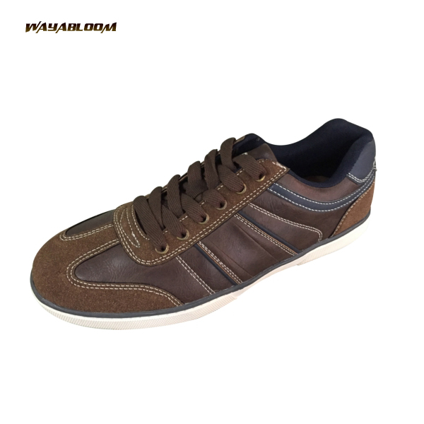 customized daily fashion pu leather dress men shoes